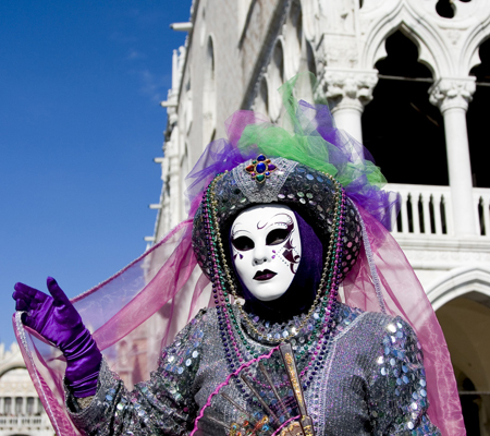 Masque du Carnaval, Venise